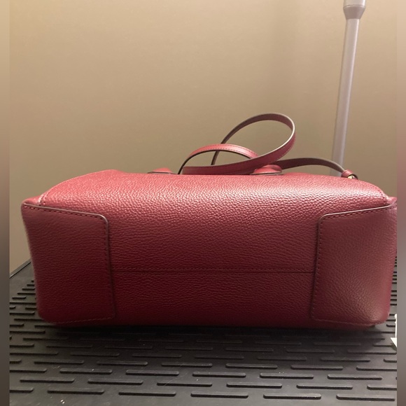 Michael Kors “Mercer” Medium Belted Satchel, Mulberry Color- Rare! - Picture 8 of 14